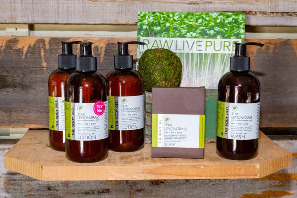 these are some of the organic skincare products we offer and use during our facials at aluna wellnes center & spa